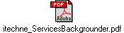 itechne_ServicesBackgrounder.pdf
